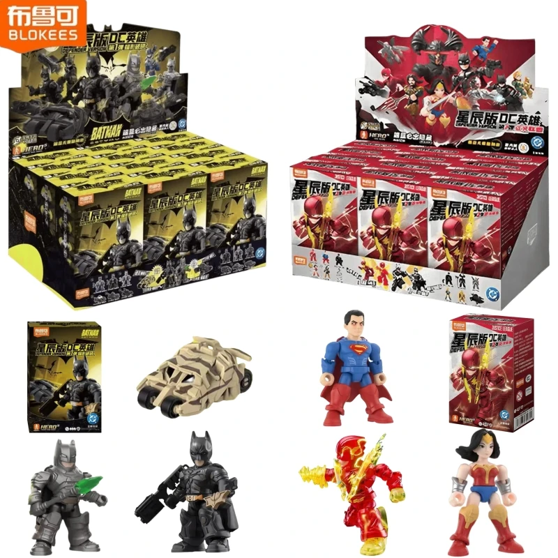 Blokees Building Blocks Starry Edition1/2 DC Heroes  Part  Justice League - Flash, Batman, Superman - Assembly Play Set