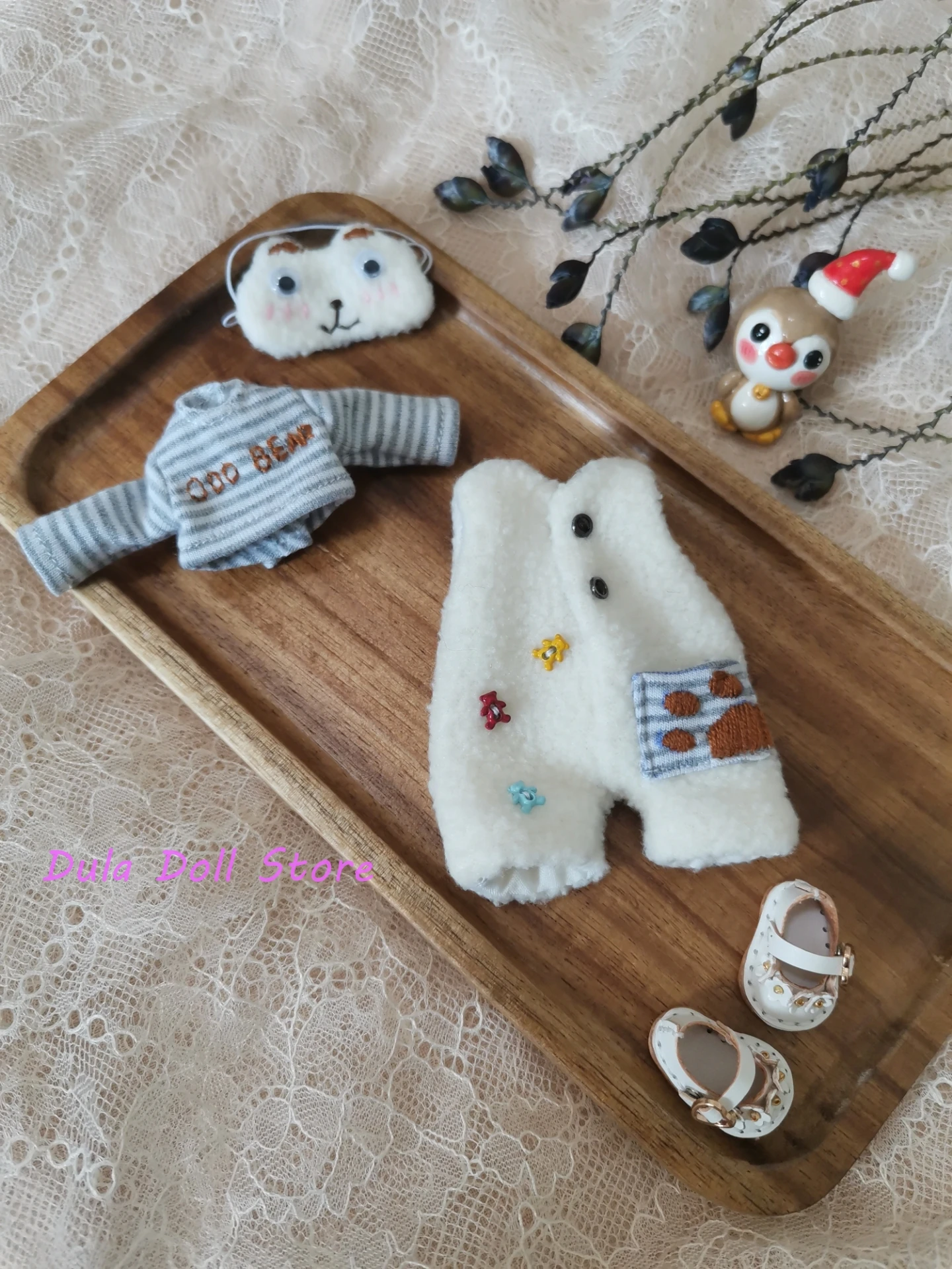 

Комплект одежды для кукол Dula 2026: платье, юбка и аксессуары для кукол Ob11 GSC, дизайн «Розовая свинка»