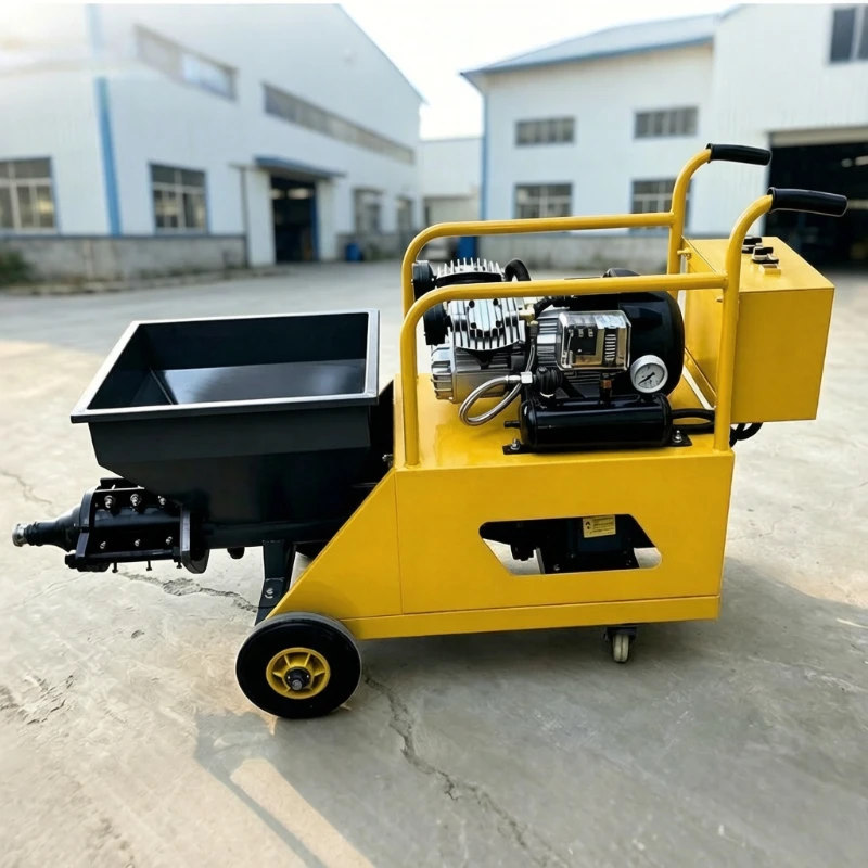Factory Price Motor Automatic Sand Wall Putty Mortar Spraying Machine High Efficiency Mortar Spray Machine