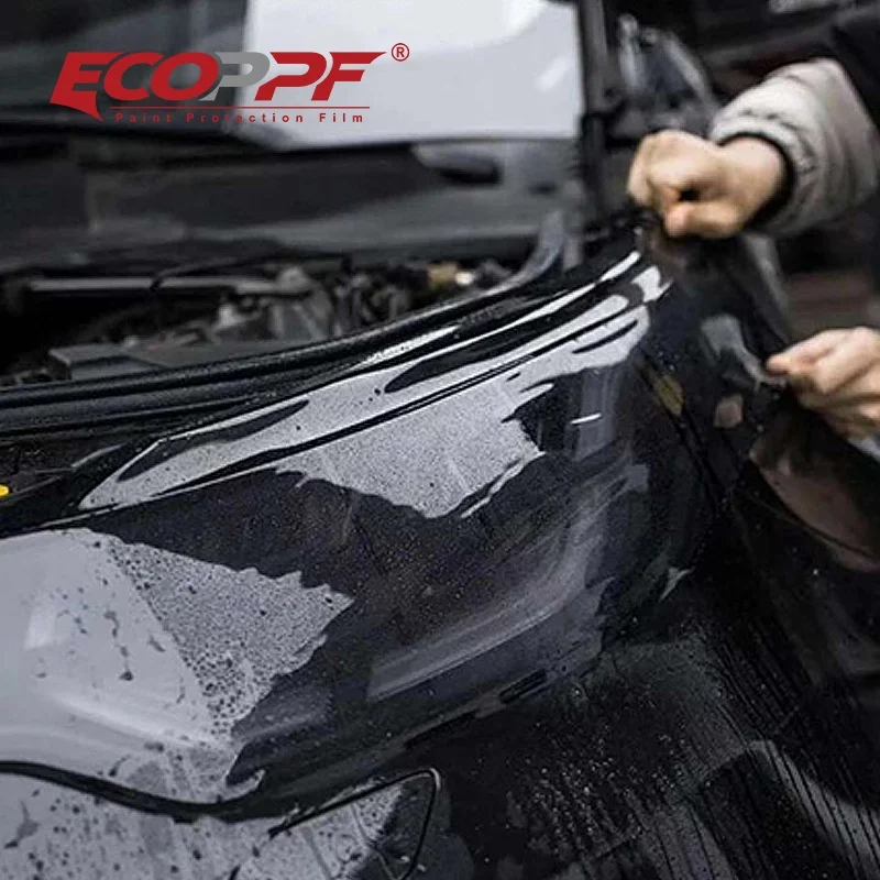 ECO PPF TPU Auto Headlight Film Color-Changing Self-Healing Anti-Scratch UV Proof Car Lamp Decoration Protection 3-5 Year