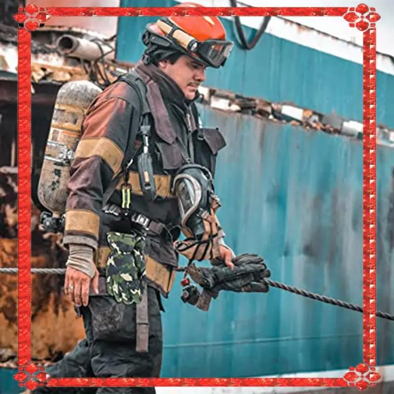 24-Hour Delivery 4 Pcs Firefighter Glove Strap Safety Glove Holder Accessories For Firefighter Police Rescue Work Glove Belt Cli