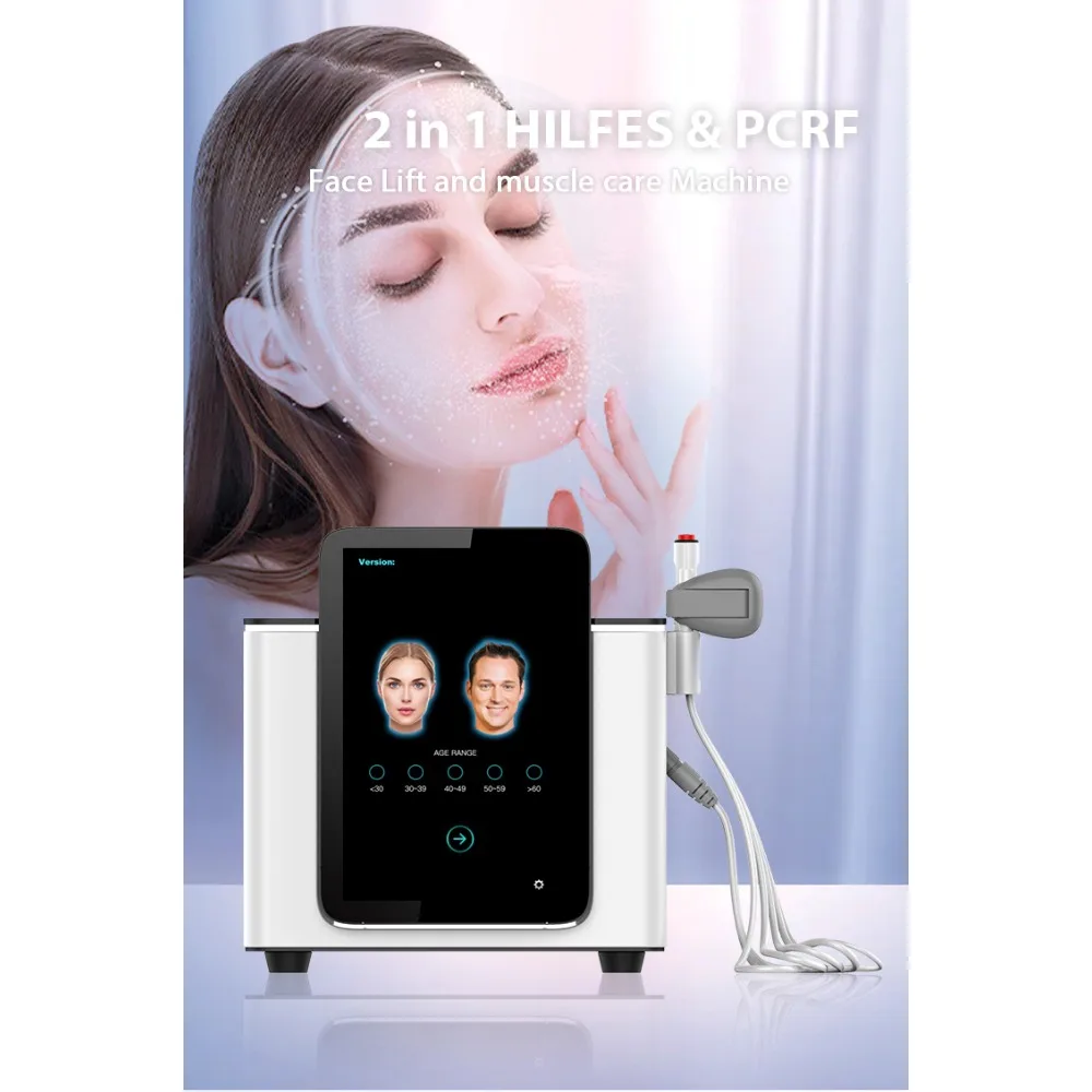 MFFFACE HILFES PCRF EMS Patches Wrinkle Removal Face Lift EMS Pads Face Body Lifting Beauty Machine