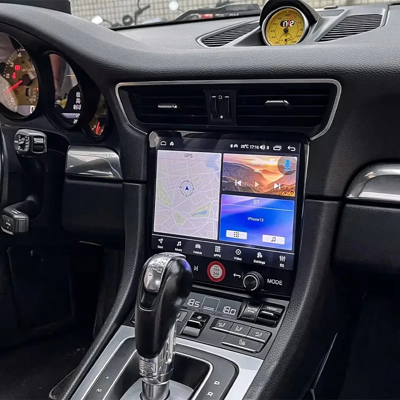 2012-2019  2011-2015 Car Modification Upgrade Central Control 8.4 Inches Screen Android Multimedia for 991 for Cayman 981 718