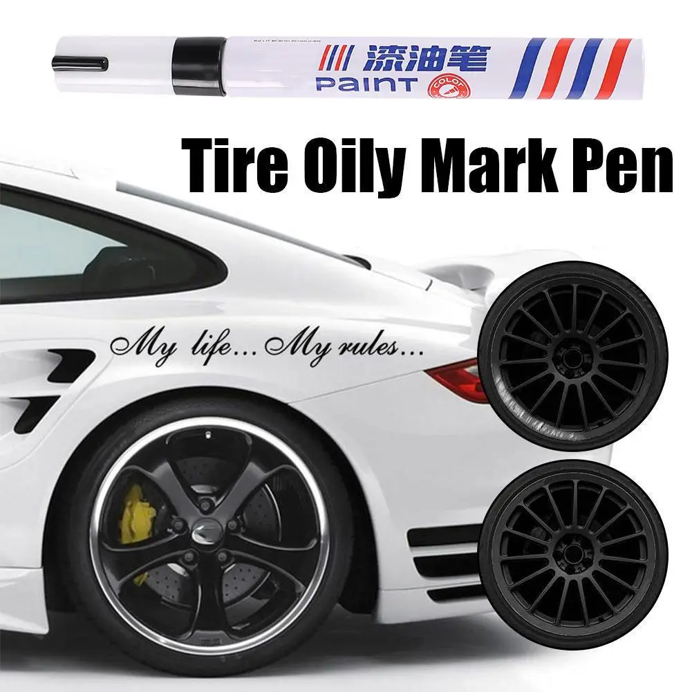Car Scratch Repair Paint Pen Set - Quick-Drying Waterproof Metal Touch-Up Pens, Oil-Based Marker Pens for Auto Scratch Remover