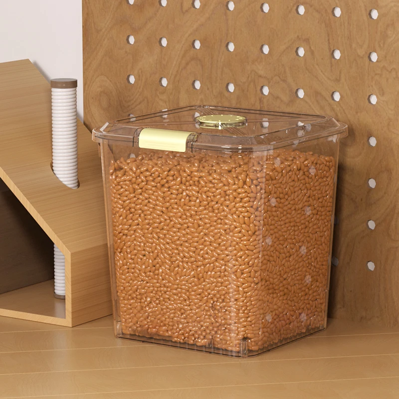 Duży, przezroczysty pojemnik n – Food Storage On Wheels recenzja i cena