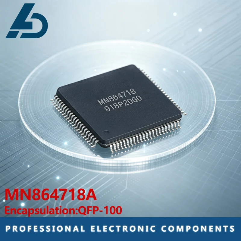 1PCS MN864718A MN864718 LCD screen chip, package QFP-100, game console main unit new signal video HDMI chip