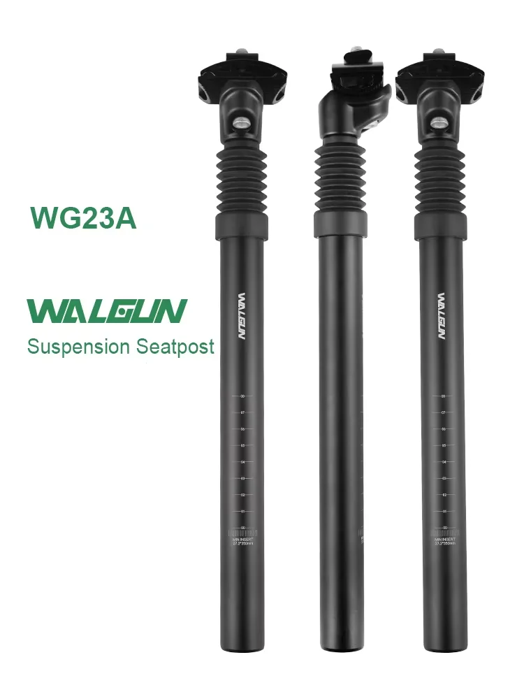 WG23A Gefederte Sattelstütze 27,2 MTB Mountainbike Sattel Stoßdämpfende Fahrrad-Senkstütze 28,4 28,6 28,8 30,4 30,9 31,6 31,8 – Detail 1