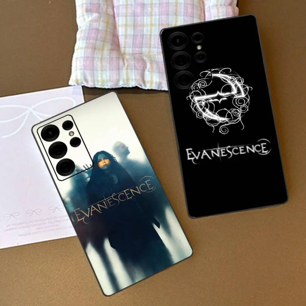 

Retro Band E-Evanescence Phone Case For Samsung S 24 Fe 25 Ultra Plus 20 Lite 21 30 22 23 24 22 Ultra 5G Fundas