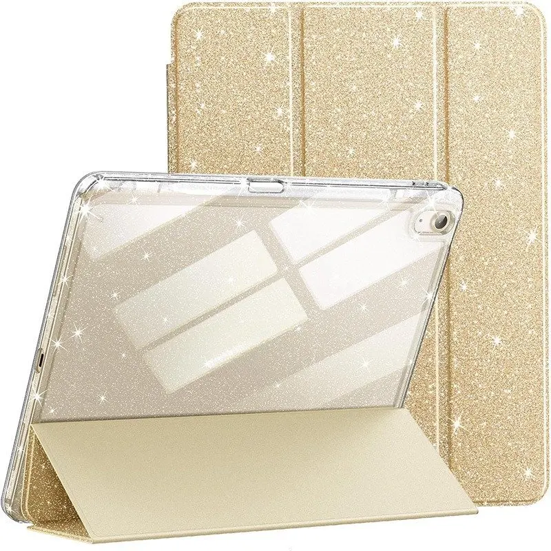 Für iPad Mini 6 7 10. 11. A16 Air 11 Hülle Glitzer Magnetische Stoßfeste Standhülle mit Stifthalter – Detail 6