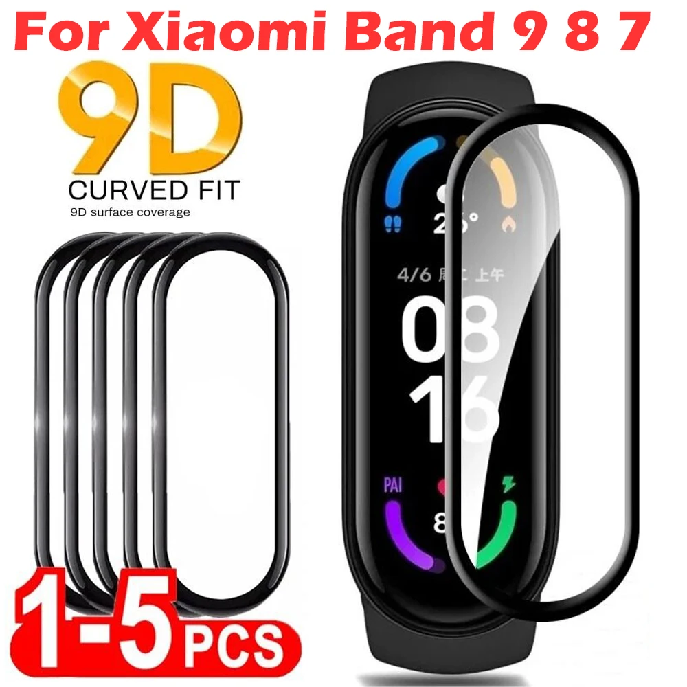 For Xiaomi Band 9 8 7 Soft Glass Protecive Film For Xiaomi B