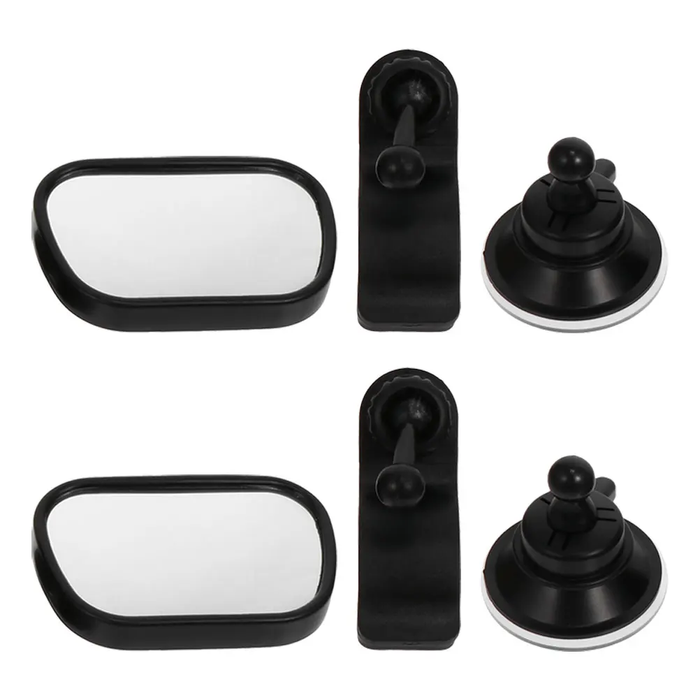 2 قطعة مرآة مراقبة المقعد الخلفي للرضع مرآة الرؤية الخلفية للسيارة درجة الطفل زاوية واسعة جهاز أمان مضاد للاهتزاز #4
