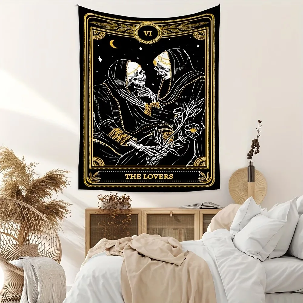 VIKAMA Neon Sun Tapestry Psychedelic Wall Hanging Trippy Aesthetic Art with Third Eye Design for Bedroom Music Festival Decor