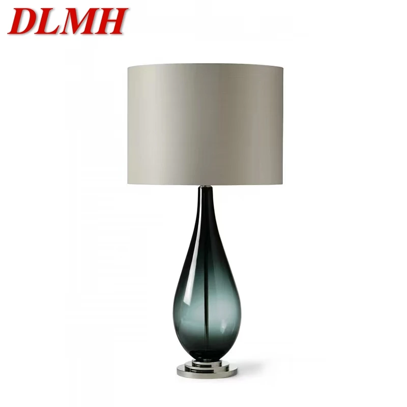 

DLMH Nordic Modern Glaze Table Lamp Fashionable Art Iiving Room Bedroom Hotel LED Personality Originality Desk Light