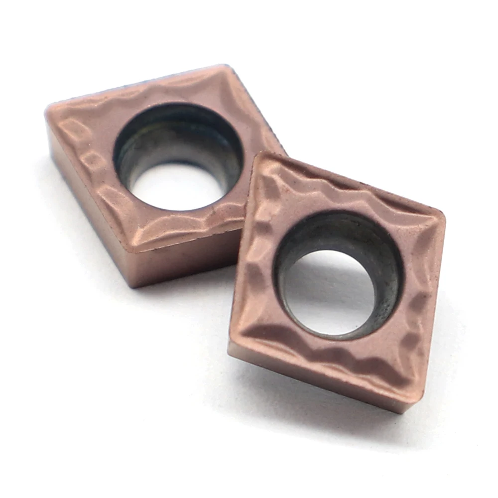 10 Uds CCMT060204 CCMT060208 HMP PC9030 insertos de carburo de alta calidad insertos de herramientas de torneado interno CNC herramienta de último