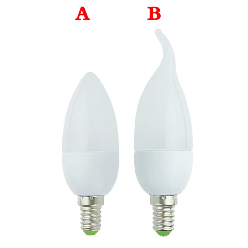 

1pcs/lot LED E14 Bulb LED Candle Lamp low-Carbon life e14 led 220-240V 5W Warm/White Energy Saving home lightling free Shipping