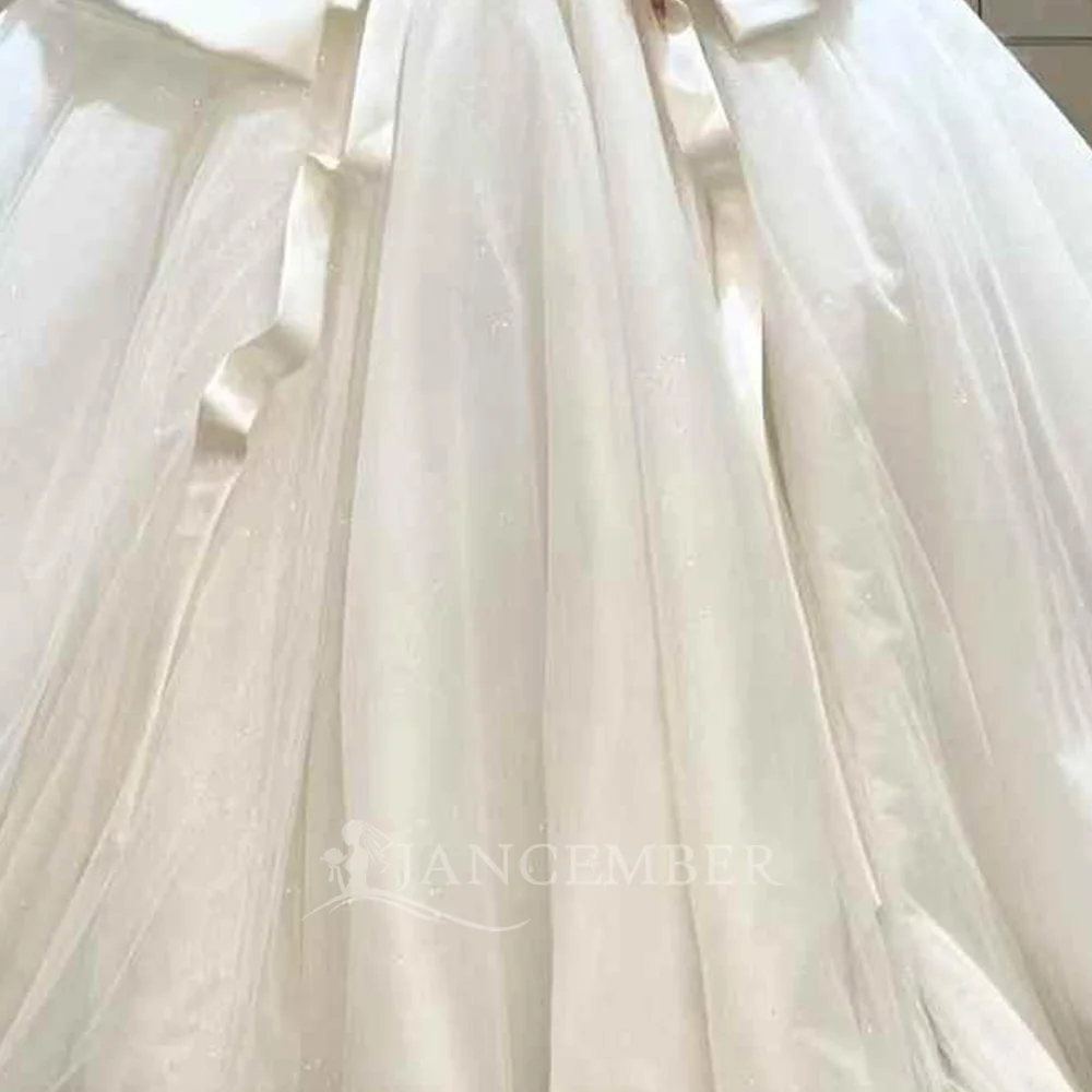 Robe de mariée Vintage personnalisée, sans manches, en Satin, à paillettes, avec traîne, robes de mariée sur mesure