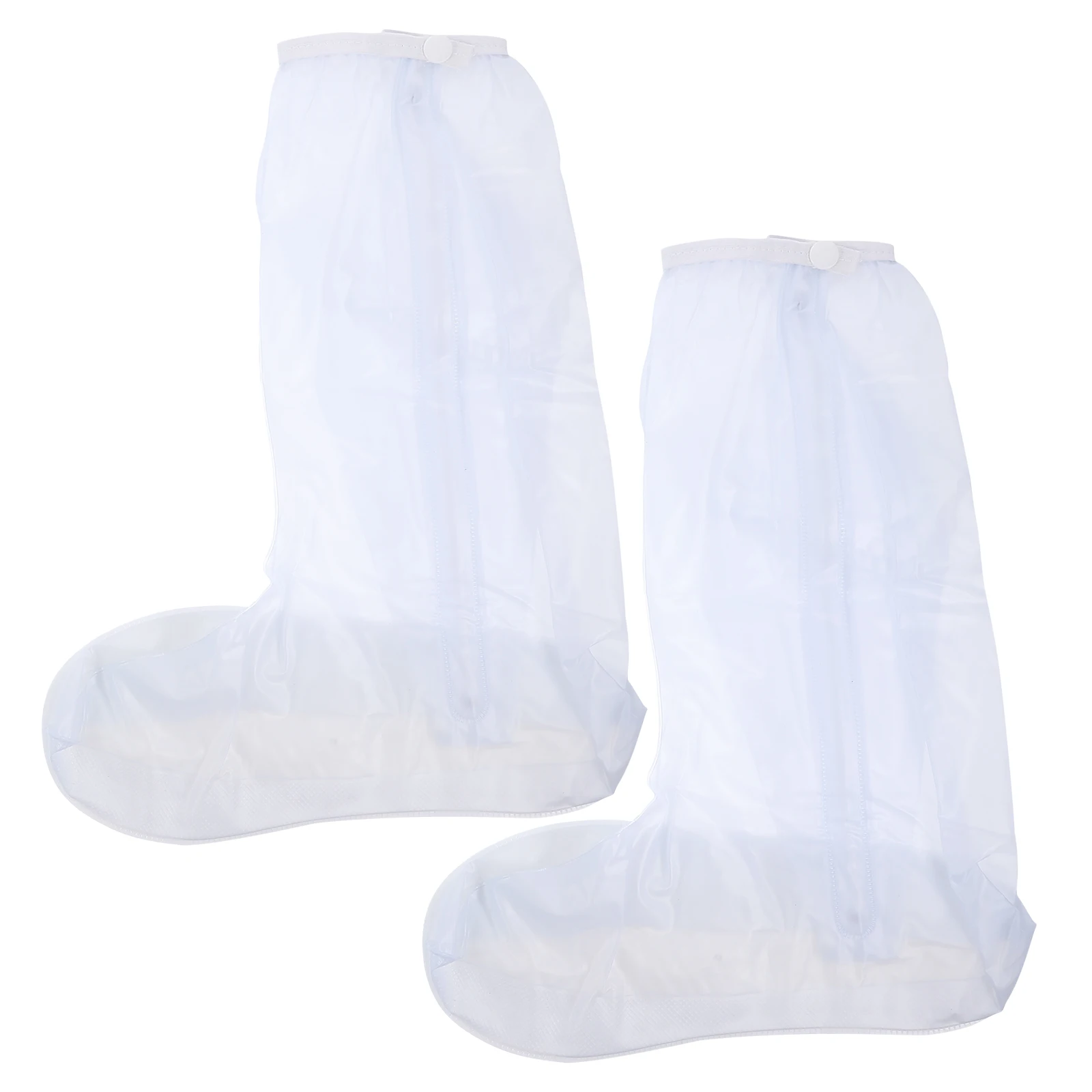 

Waterproof Shoe Cover Reusable Boot Rain Covers for Shoes Women Long Foldable Skidproof PVC Ideal Outdoor