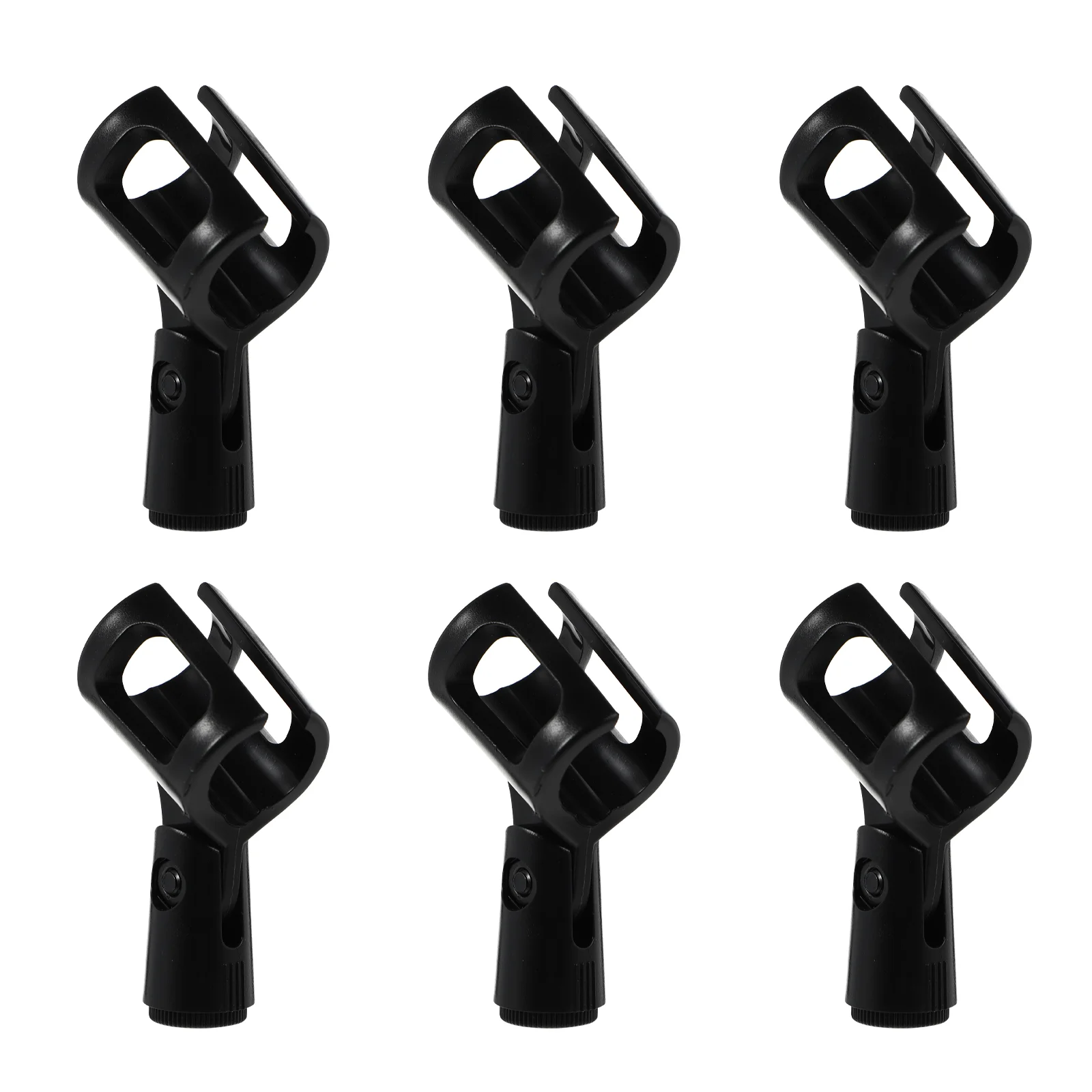 

6 Pcs Microphone Clip H-shaped Stand Lifter Clips Plastic Mount Support Holder Cord