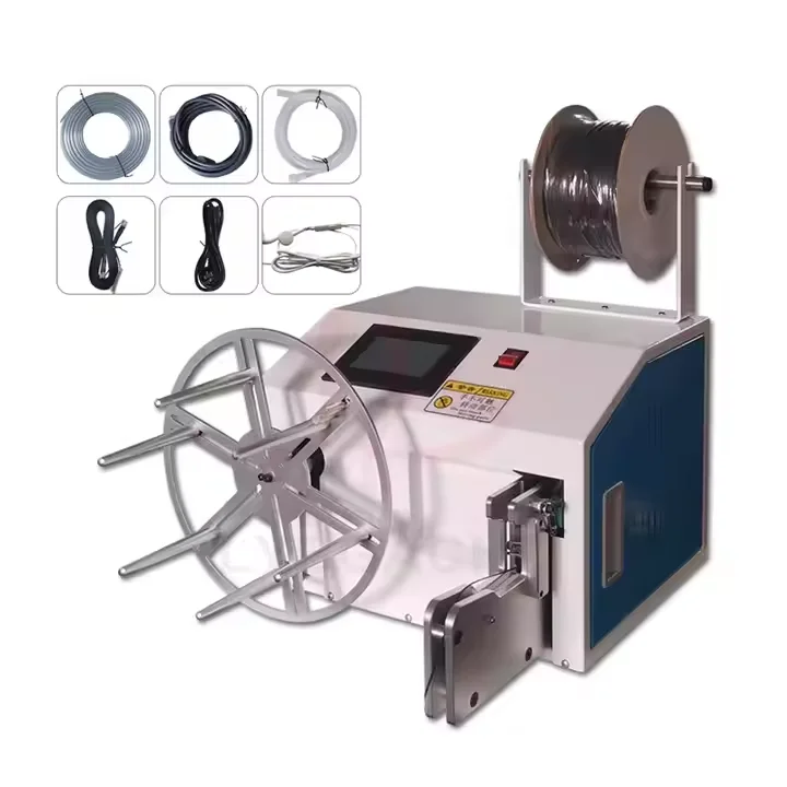 

JCW-WB02NP Multifunction Automatic Small Cable Wire Winding and Binding Machine Intelligent for USB Data Cable Power Cord Tie