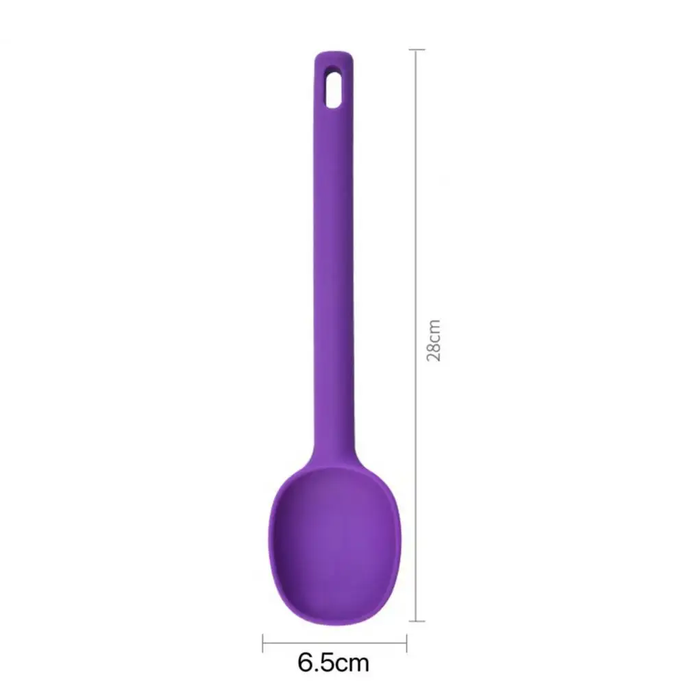 Cucchiaio per mescolare grande in Silicone cucchiaio per insalata cucchiaio per condimento da cucina cucchiaio per torta gelato utensile da cucina