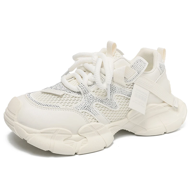 2026 Women Summer Autumn New Platform Mesh Sneaker Height Increase Breathable Casual Chunky Sole Comfort Stylish Versatile Shoes