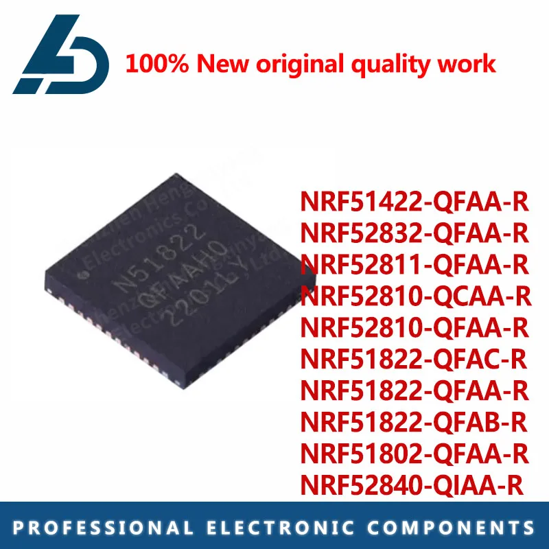 1PCS NRF51422-QFAA-R NRF52832-QFAA-R NRF52811-QFAA-R NRF52810-QCAA-R NRF52810-QFAA-R NRF51822-QFAC-R NRF51822-QFAA-R