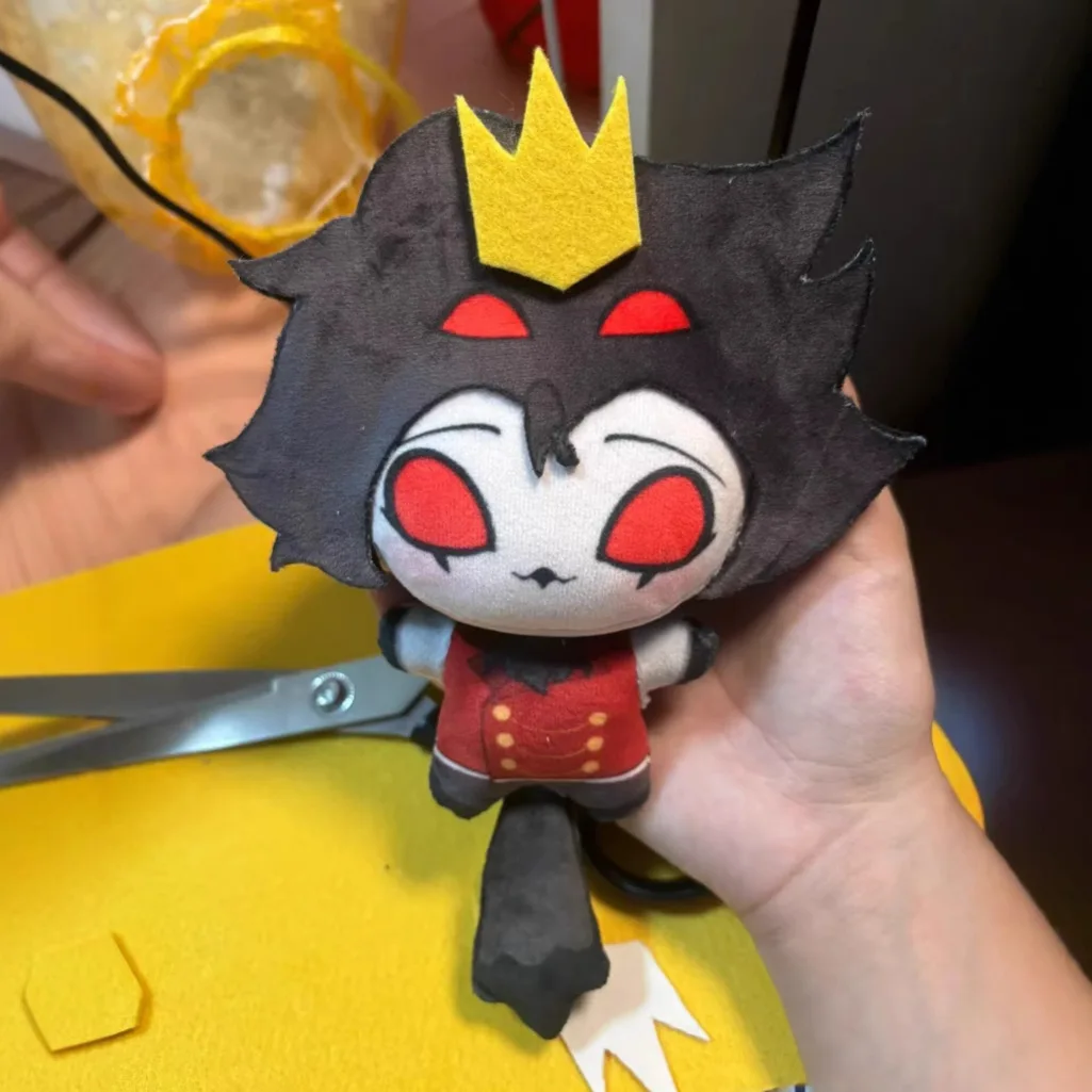 

Anime Cartoon Hotel Cosplay Alastor Plush Toys Stuffed Doll Birthday Gift For Kids 10CM