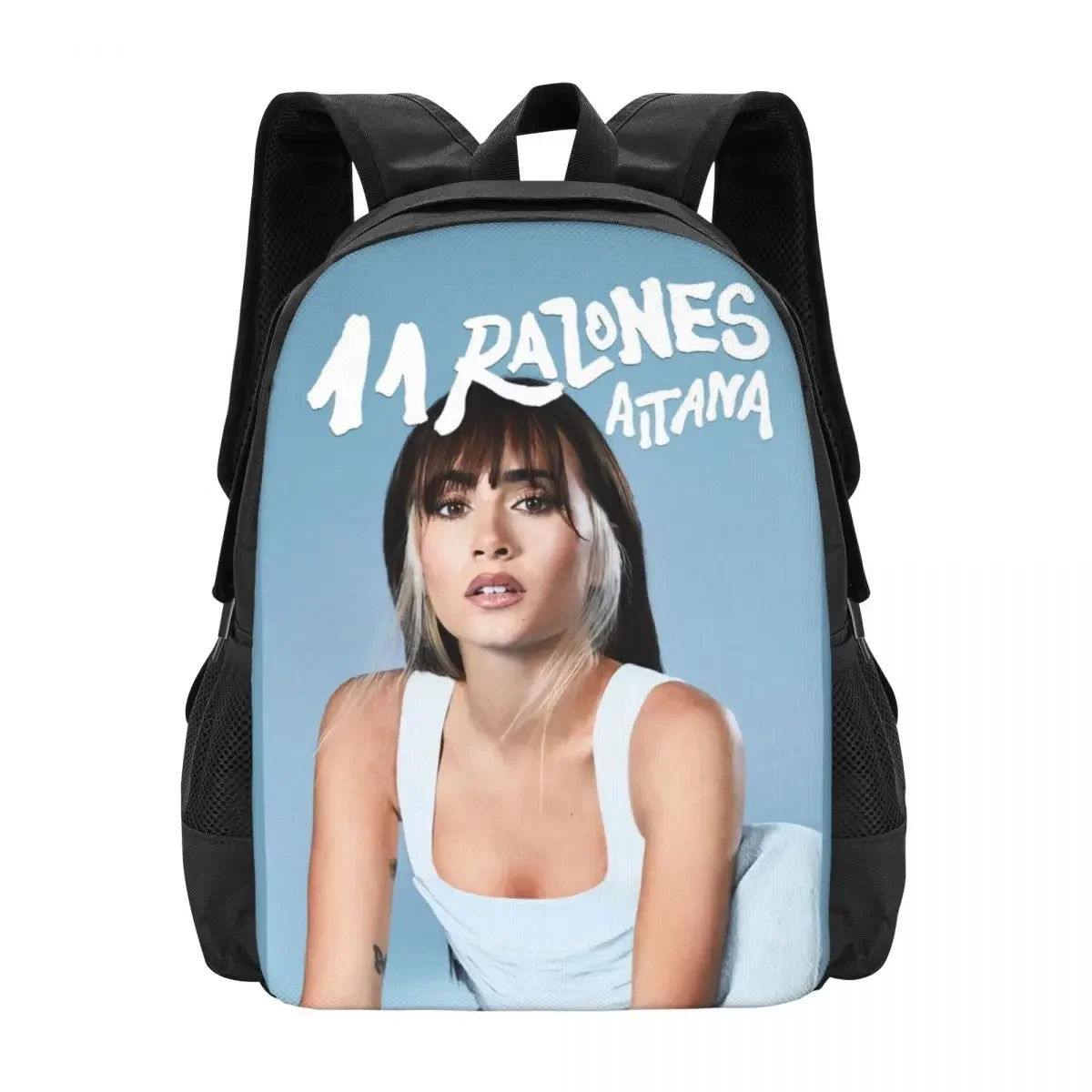 Spanish Singer A-Aitana Travel Laptop Backpack, Business College School Computer Bag Gift for Men & Women