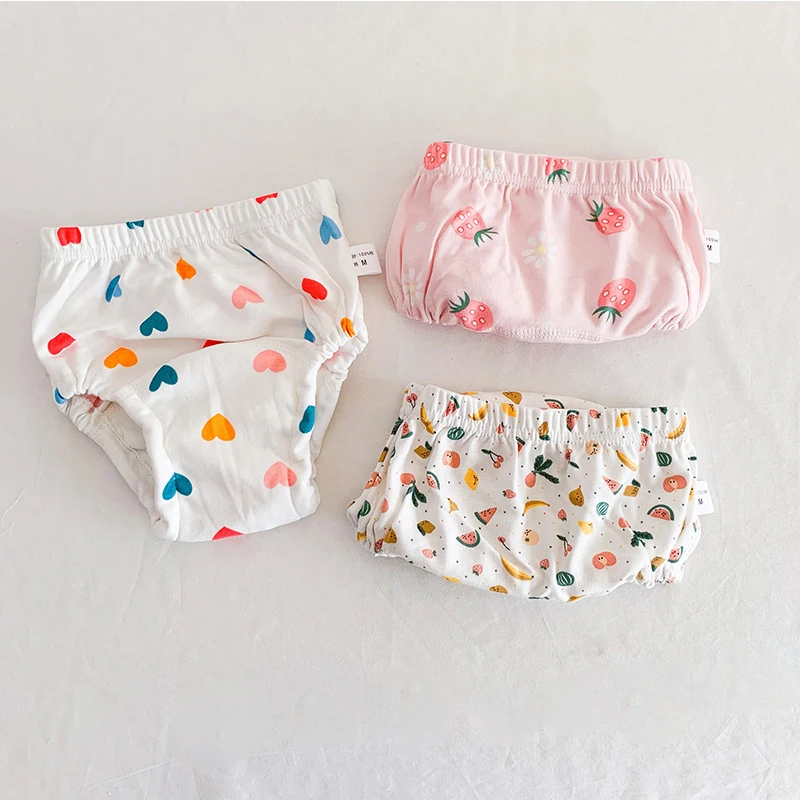 X-large 3 Pieces/lot Baby Training Pants 6 Layers Bebe Cloth Diaper Reusable Washable Cotton Diapers 20-28KG Nappy For Kids XL