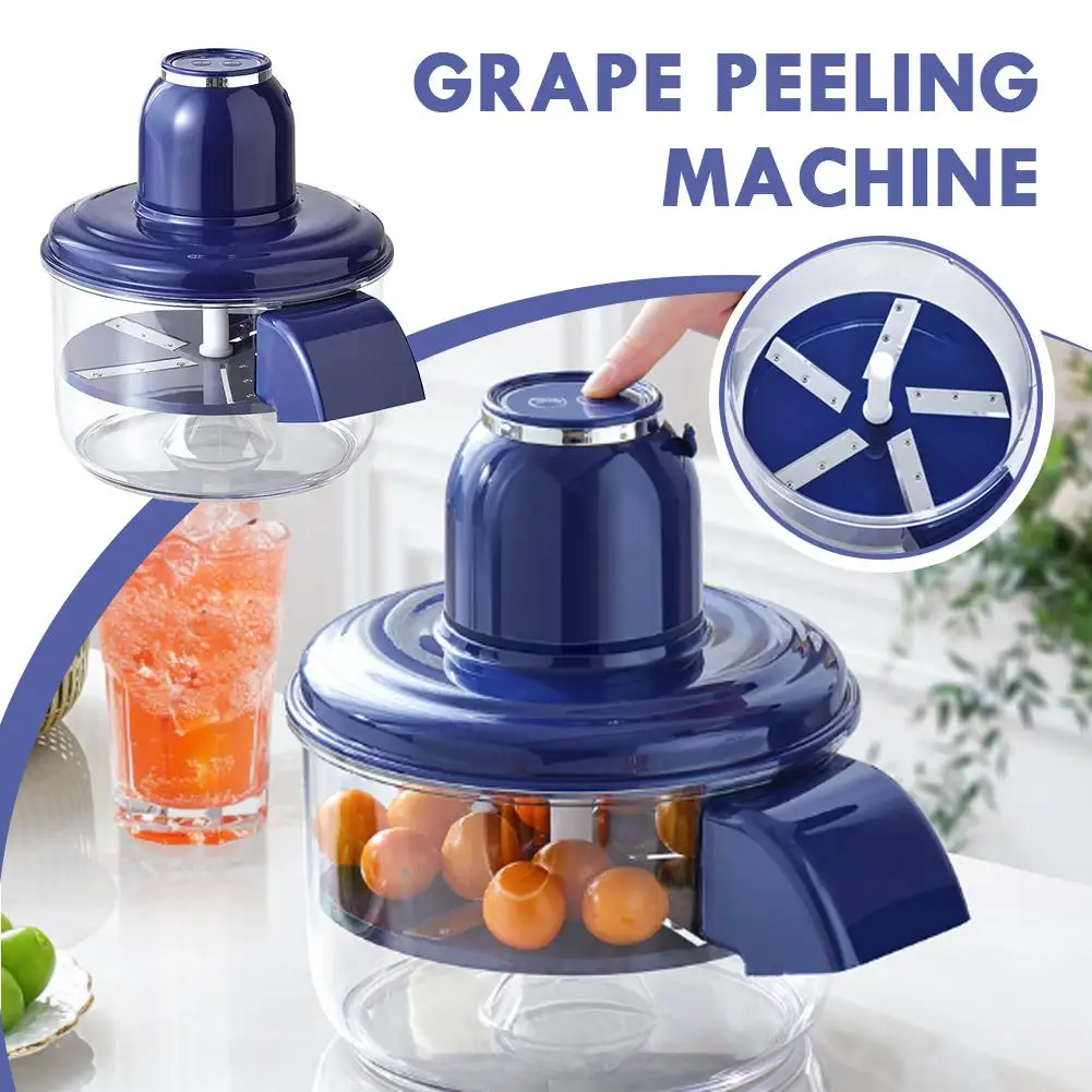 

Автоматическая овощечистка для фруктов, интеллектуальная машина для очистки овощей, портативная беспроводная овощечистка для винограда/помидоров/часника для дома, быстрые кухонные принадлежности