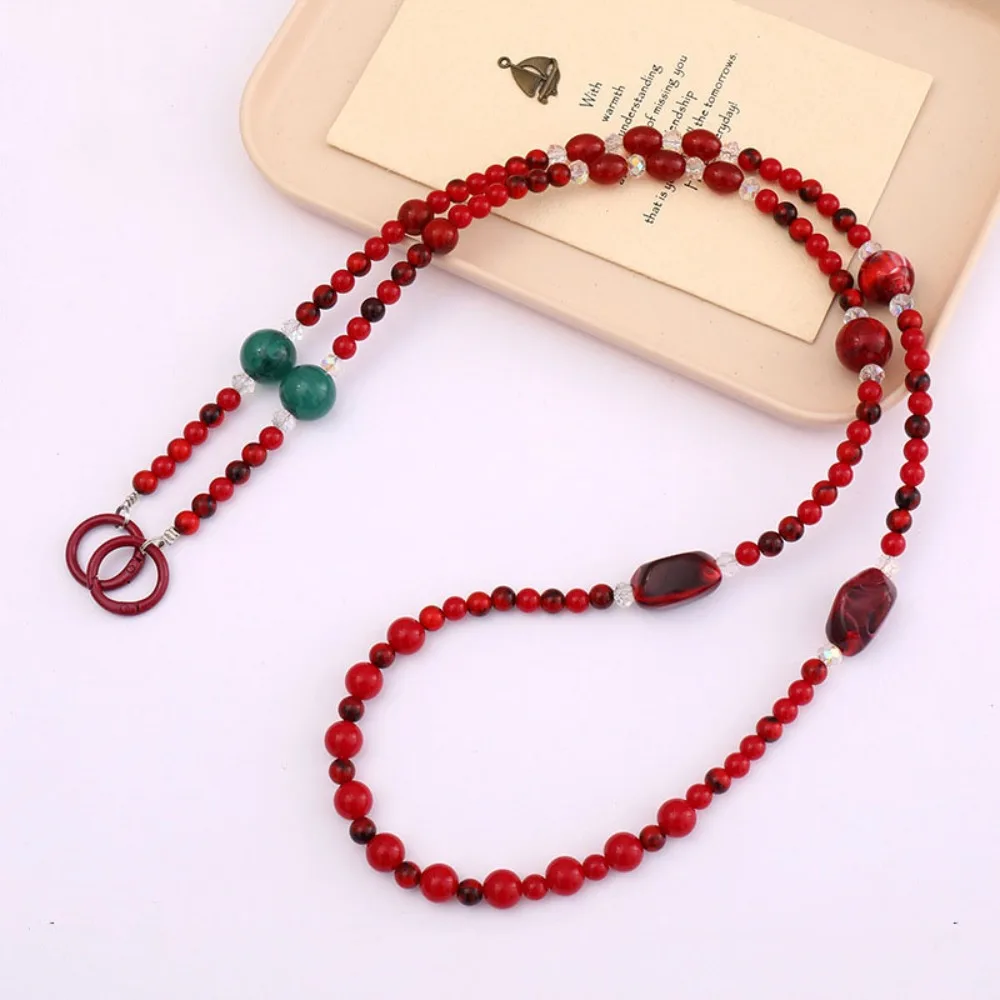 

Phone Accessories Beads Crossbody Phone Strap Bowknot Bear Mobile Phone Lanyard Charm Cute Phone Neck Straps Lanyard Patch