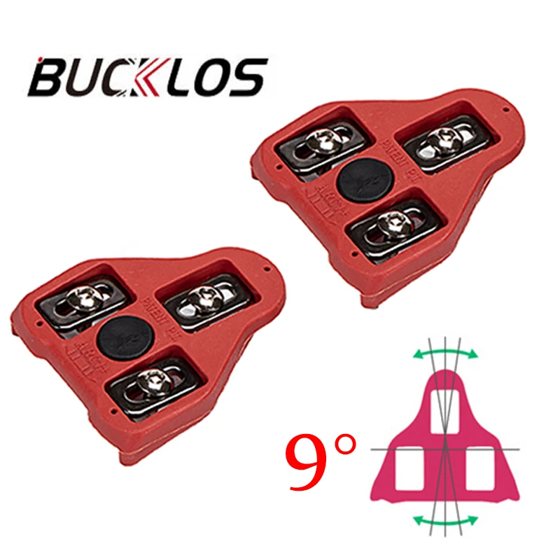 BUCKLOS Mountain Bike Cleats for LOOK DELTA Road Bike Pedal Cleat Fit SPD-SL Cycling Shoes Locking Pedal Cleat Bicycle Parts