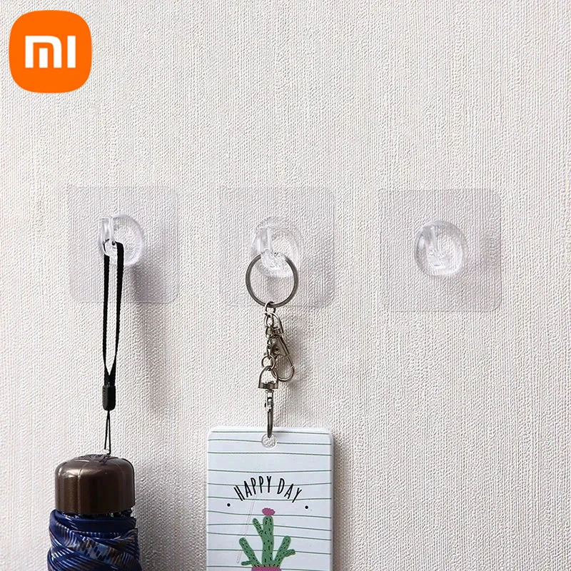 Xiaomi Strong Adhesive Hook Bathroom Hook Home Adhesive Hook No Punching No Trace No Glue Bearing 20kg Fast Shipping