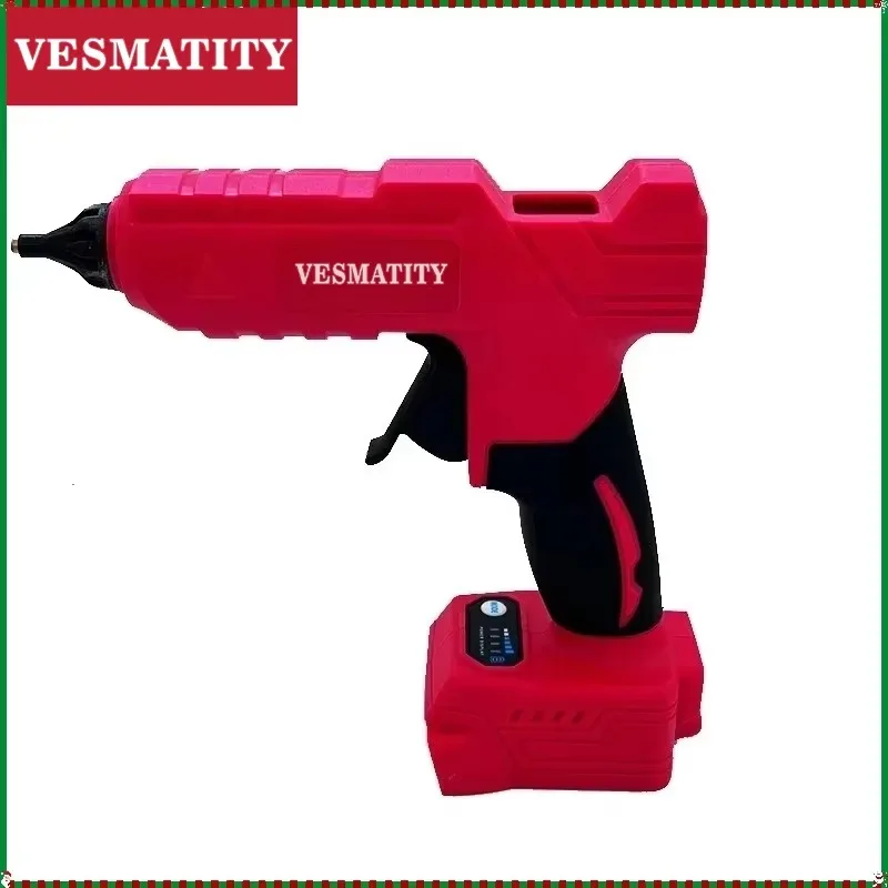 Cordless Electric Hot Glue Gun Melt Glue Gun DIY Tool Glue Stick Hot Melt Welding Air Gun For Milwaukee Battery
