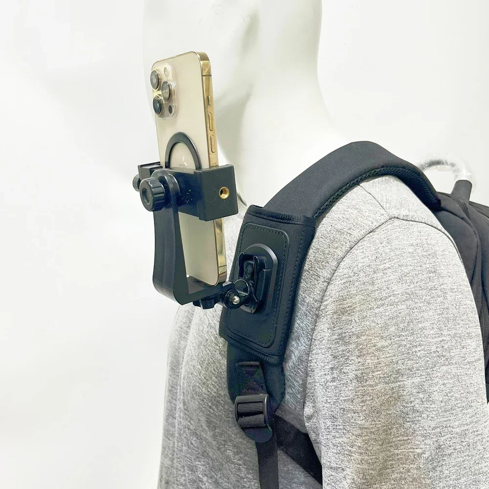 360 Rotation Tasche Rucksack Schultergurt Halterung für GoPro Hero 13 12 11 10 9 DJI Action 5 Pro 4 Insta360 X4 X3 Halter – Detail 4
