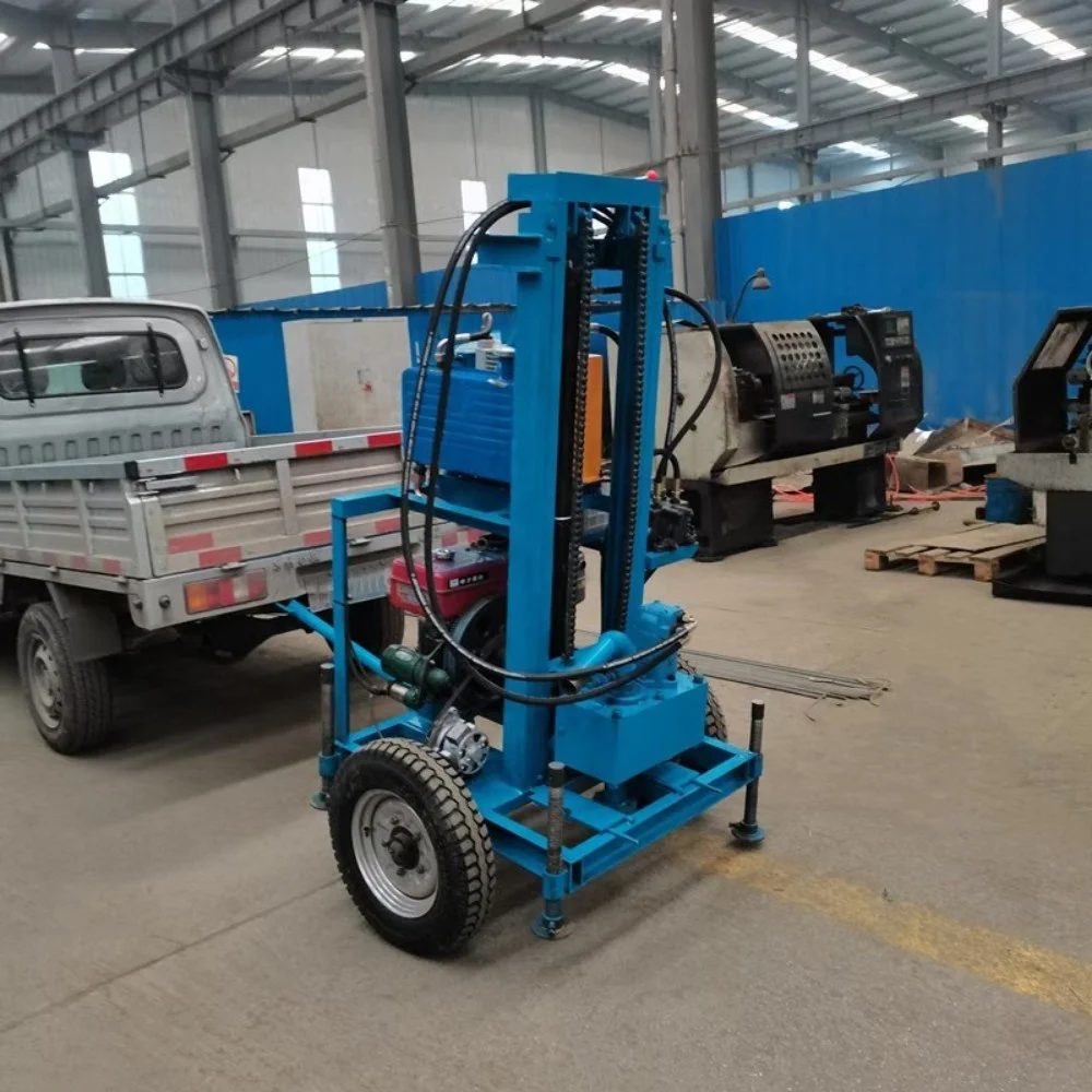 Factory Price Diesel Well Hydraulic Drill 180m Water Well Drilling Rig Machine Well Drill Riger