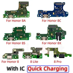 Aiinant USB Charger Dock Connector Port scheda di ricarica cavo flessibile per Huawei Honor 8 Lite Pro 8A 8C 8S 8X Max 2019 parti del telefono