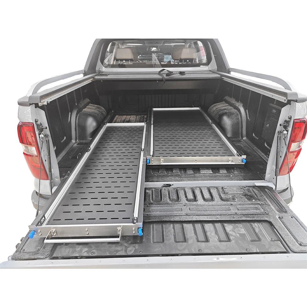 Auto parts 4X4 pick up truck tub sliding tray for Ford Ranger wildtrek xlt xls raptor 2022 2023 2024