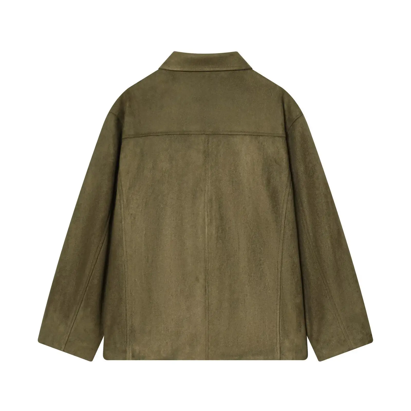 Capispalla Jaet in pelle da donna versatile Faionable ZR Autunno Nuovo arrivo 296906 Cappotto da donna in fibra di poliestere