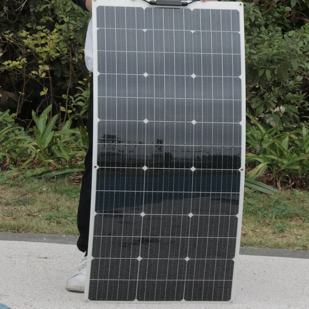 Professional Grade 2000W Flexible Solar Panel Kit - 18V High Output Charging Station for Emergency Power & Extended Camping Trip