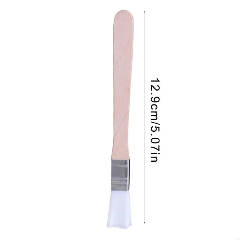 j2fa แพ็คของ 12 ไนลอนสีขาวขนแปรงสีพู่กันสำหรับงานศิลปะงานฝีมือและโครงการสีน้ำพร้อมด้ามไม้ตามหลักสรีรศาสตร์