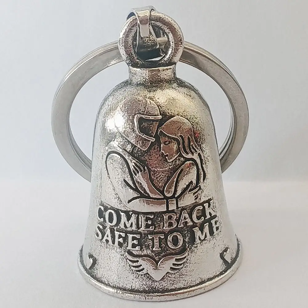 New High Quality Come Back Safe To Home Motorcycle Guardian Bell Pendant Punk Style Evil Spirit Trap Bell Lightweight Small Size