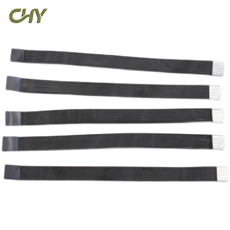 10PCS FFC/FPC Flat Cable 0.5 Pitch 4P 6P 8P 10P12P 14P 16P 18P 20P Black Film Smart Lock Connection Cable