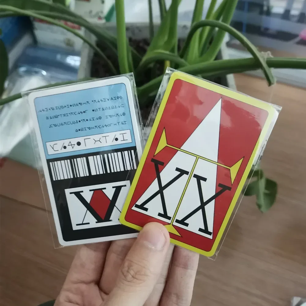 Anime Hunter X Hunter License Card Cosplay Hisoka Kurapika Killua Zoldyck PVC Cards Collection Props Halloween Anime Card