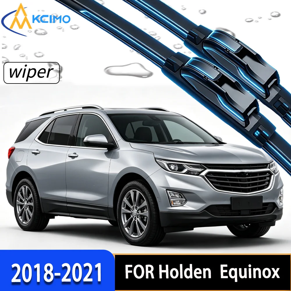 

For Holden Equinox EQ 2018-2021 2Pcs Front Windshield Wiper Blades, Durable Rubber Wipers to Ensure Clear Driving Sight