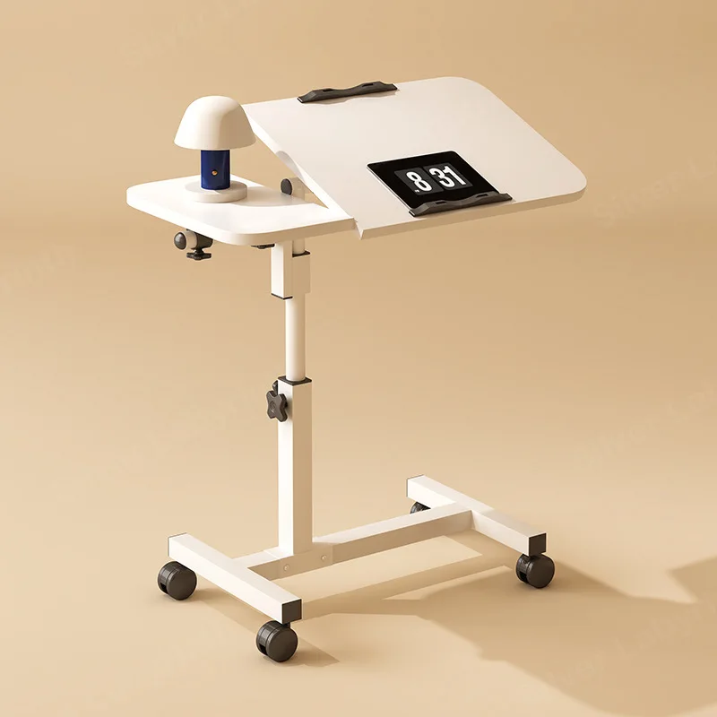 Folding computer desk bracket Floor-to-ceiling reading reading puzzle rack Lazy simple lifting movable bedside table