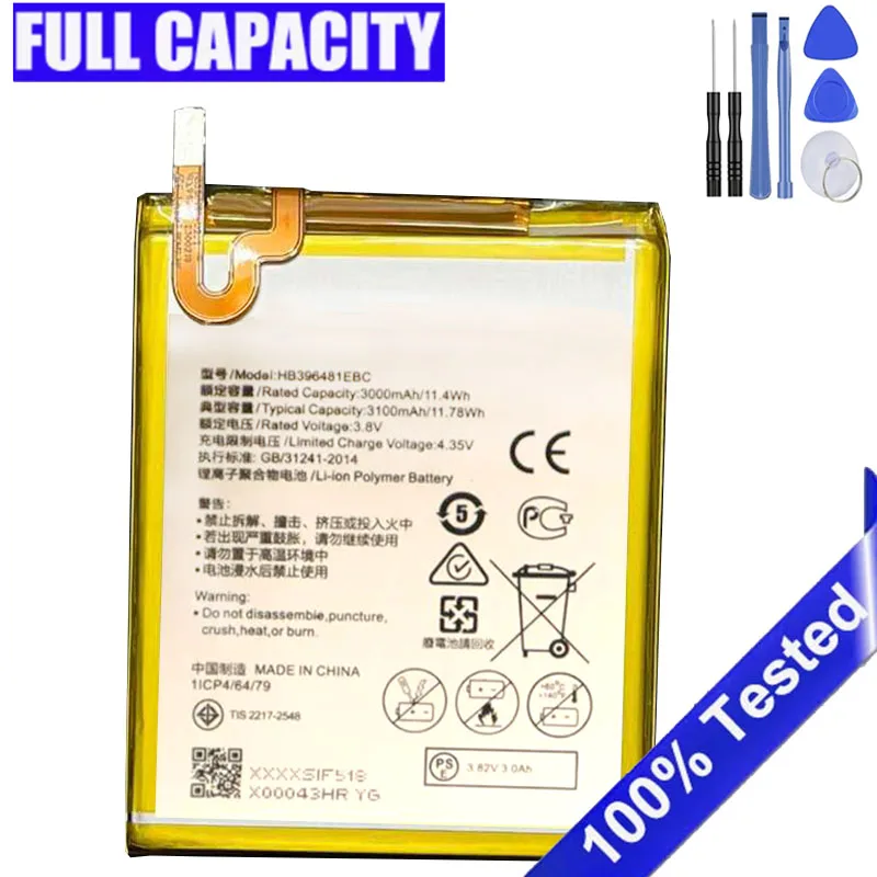 HB396481EBC Battery For Huawei MediaPad T3 8.0 BG2-W09 Battery Replacement Repair Batteries Bateria AKKU Batteria + Free tools