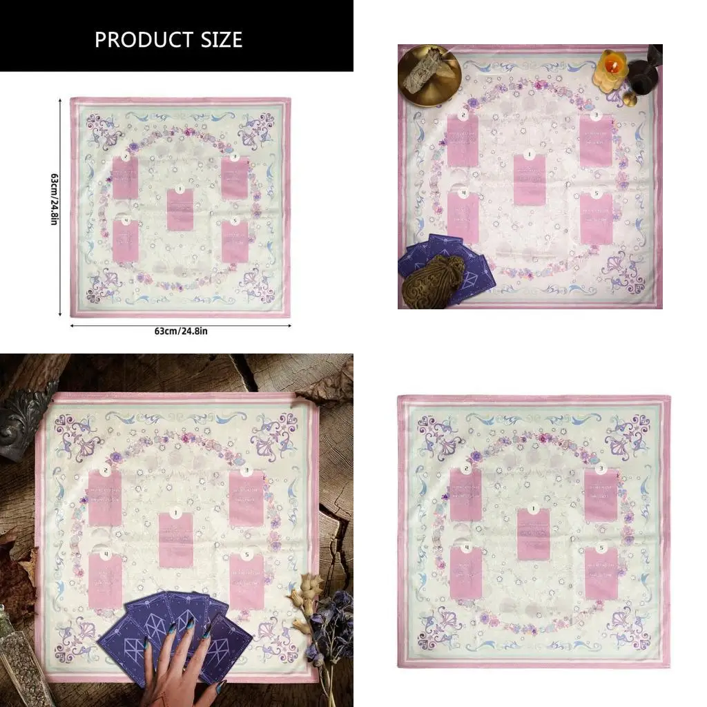 

Y1uc для чтения карт астрологии скатерть алтари тканевые квадратные дивнации карты таблицы ткань колдовства