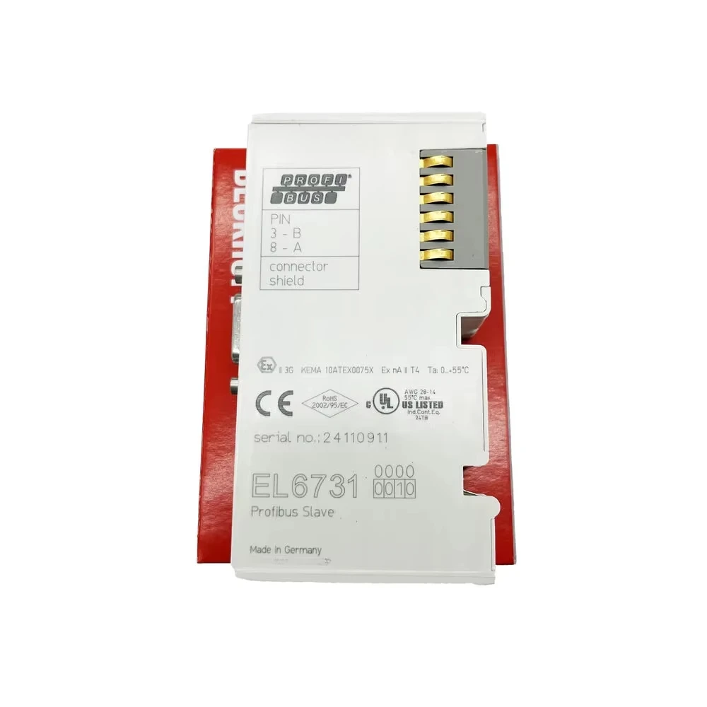 ใหม่ Original EL6731-0010 PLC โมดูล EtherCAT Terminal 1 ช่องอินเทอร์เฟซการสื่อสาร PLC Controller