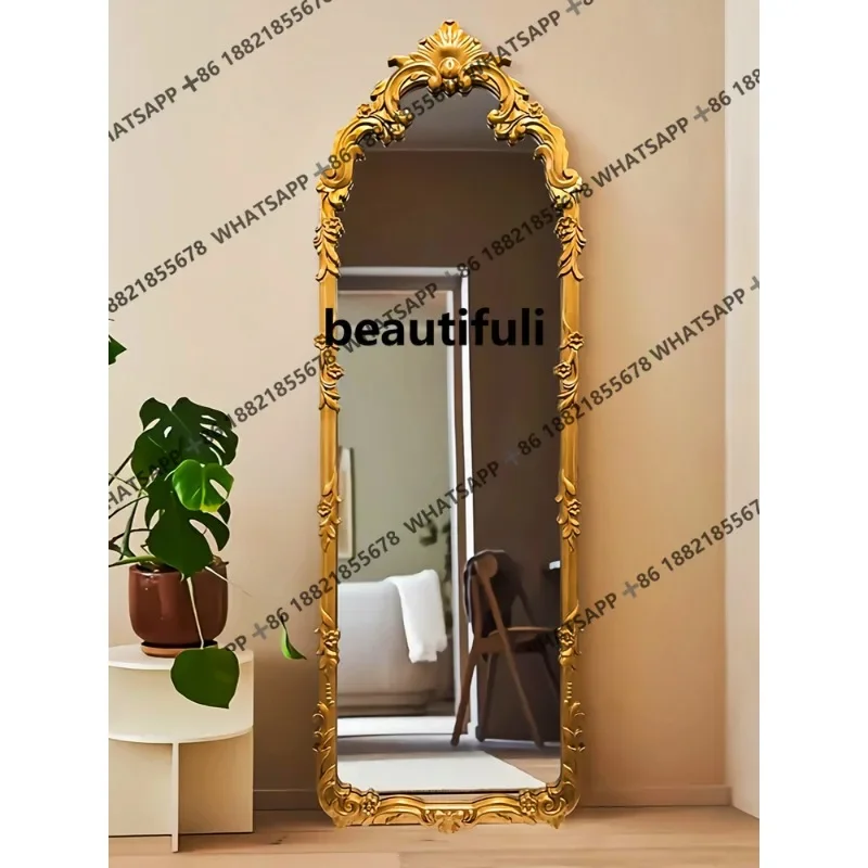 

Французское ретро дзеркало в полный рост в европейском стиле для дома, спальни, настенное американское туалетное зеркало